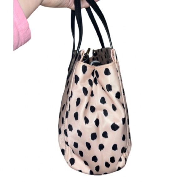 Kate Spade New York Loden Blake Avenue Flamingo Dot, Black/Pink Satchel NWOT - Picture 2 of 13